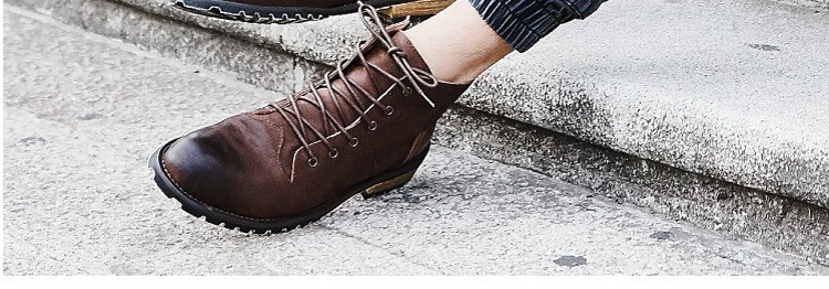 Anh hùng Martin khởi động khởi động của nam giới Anh để giúp retro casual cao-top giày xu hướng mùa hè dụng cụ khởi động quân sự giầy công sở