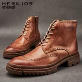 Martens, ботинки, ретро туфли на платформе, короткие сапоги в английском стиле
