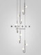 Staircase Long Pendant Light Villa Duplex Light Luxury Loft Spiral Staircase Modern Minimalist Creative Personality Design Long Pendant Light