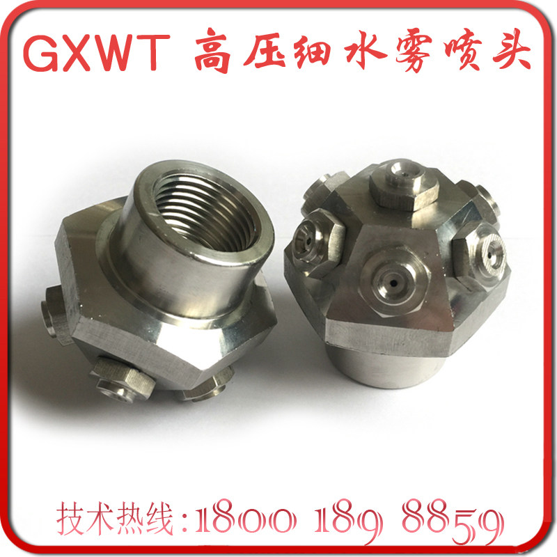 XWT-4 0 fine water mist nozzle internal wire thread XSWT high pressure atomization nozzle DN15 cooling dust removal spray