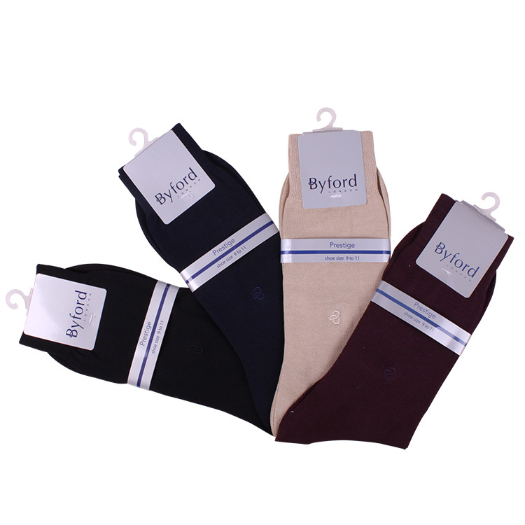 Byford Genuine High-End Men's Socks, Solid Color High Tube Gentleman Socks, One Pair, 9008Ss9008Slt Byford Genuine High-End Men's Socks, Solid Color High Tube Gentleman Socks, One Pair, 9008Ss9008Slt