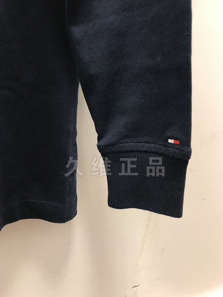 Jiuwei đích thực mua toàn cầu Tommy Hilfiger thời trang nam thu đông màu sắc thoải mái kết hợp áo polo dài tay shop bán áo thun nam có cổ