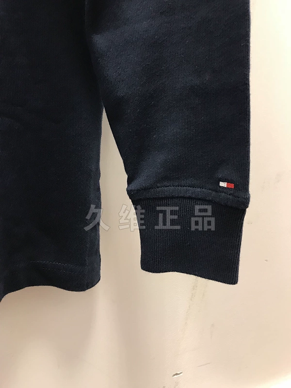 Jiuwei đích thực mua toàn cầu Tommy Hilfiger thời trang nam thu đông màu sắc thoải mái kết hợp áo polo dài tay active shirt