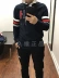 Jiuwei đích thực mua toàn cầu Tommy Hilfiger thời trang nam thu đông màu sắc thoải mái kết hợp áo polo dài tay active shirt Polo