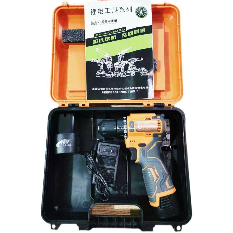 Blacksmith's 18V rechargeable brushless lithium battery electric drill electric screw driver with strong small size power