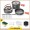 Food grade aluminum alloy 3-4 person pot combination (1.1 kettle+medium boiling pot+medium frying pot+accessories)