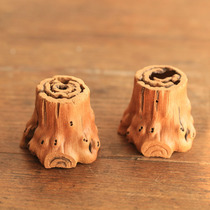 Boutique purple sand handmade tree pile pot cover bracket cover tea art can keep cover kung fu tea ceremony tableware parts