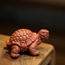 Zisha Zhu Mud play pieces of the general Dragon turtle small tea pet sculpture can raise tea art tea props set accessories