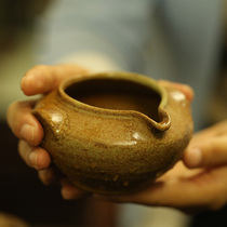 Rough pottery imitation firewood-burning handmade public Cup hand-held tea division tea tea ceremony tea set tableware accessories