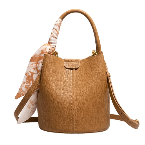 Модная кожаная корзина, барсетка, сумка через плечо, из натуральной кожи, городской стиль, воловья кожа