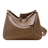 Вместительная и большая сумка через плечо, кожаная сумка на одно плечо, из натуральной кожи, воловья кожа