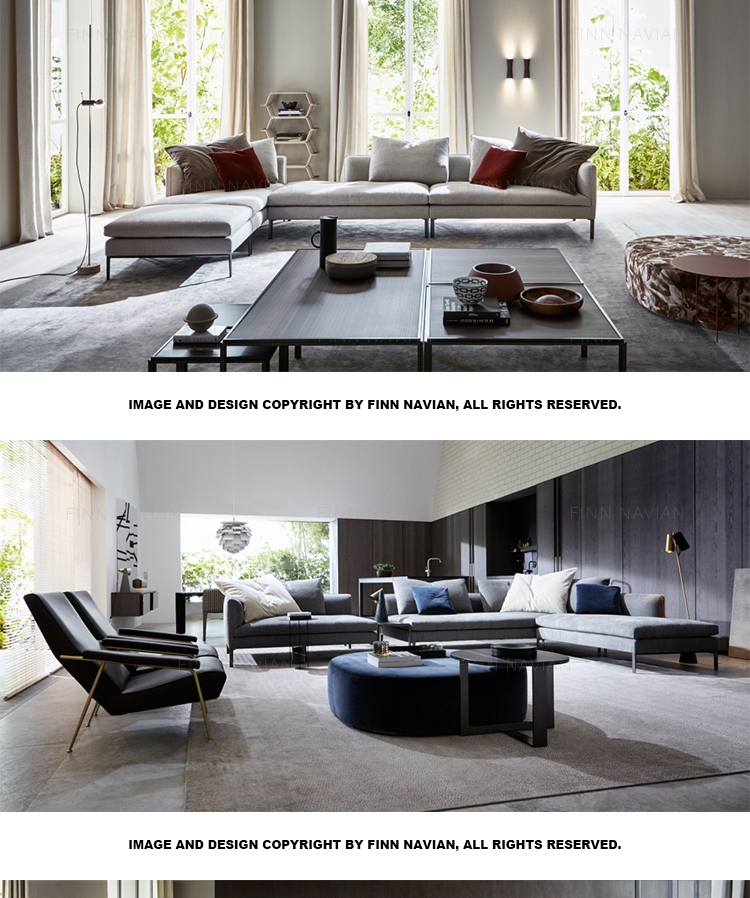 FinnNavian / Italy sofa nhỏ gọn tất cả-da / Paul ba bit sofa / Vincent phong cách hiện đại - Ghế sô pha sofa văn phòng