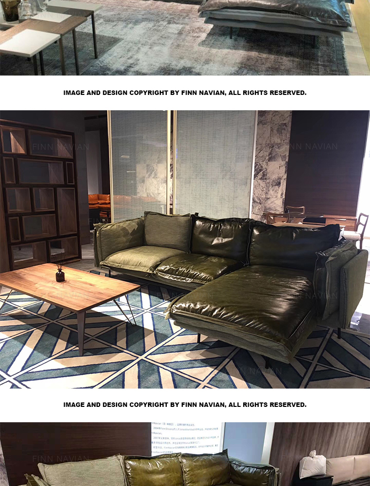 FinnNavian / nhỏ gọn góc sofa / lật vải da sofa / phong cách Ý Bắc Âu hiện đại - Ghế sô pha ghế sofa giường giá rẻ