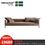 FinnNavian / Italy sofa nhỏ gọn tất cả-da / Paul ba bit sofa / Vincent phong cách hiện đại - Ghế sô pha sofa đơn