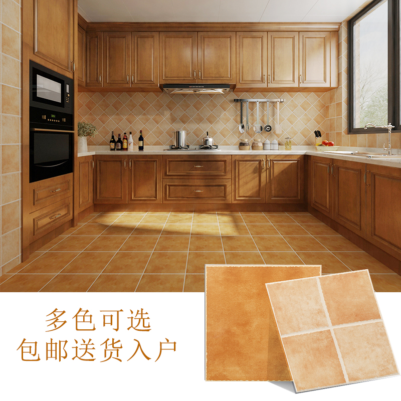 Mediterranean kitchen floor tile toilet non-slip antique brick balcony wall tile bathroom tile floor climbing wall 300