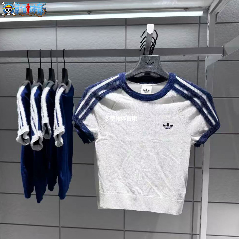 Adidas Trefoil 26Th Summer New Women's Short Slim Fit Sports Short-Sleeve T-Shirt Ks9952 Kw2606