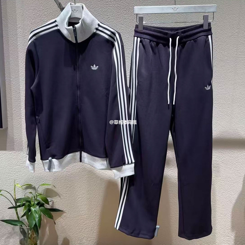 Adidas Trefoil 26Th Autumn New Collection Men's and Women's Retro Style Classic Sports Jacket Long Sleeve Kz0510 Adidas Trefoil 26Th Autumn New Collection Men's and Women's Retro Style Classic Sports Jacket Long Sleeve Kz0510