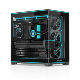 Mantis Attacks Ocean Elements Gaming Computer Desktop Main Case Supports 360 Water Cooled MATX-ATX Motherboard