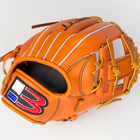 BRETT infield baseball glove premium hard leather I-shaped ball stop 11.25 inches