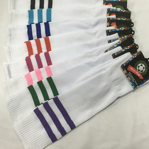 Adult cheerleader cheerleader socks striped with three bars and knee-stocking football basketball Baby 100 hitch-in-the-box socks