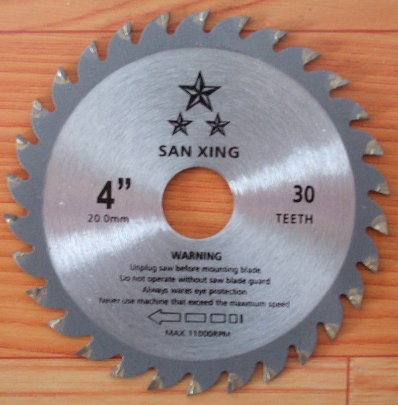 Carbide woodworking saw blade electric circular saw blade cutting blade 4 inches (110mm) 30 teeth factory direct sales