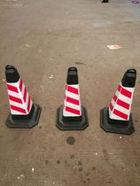 Plastic road cone reflective cone square cone ice cream cone roadblock cone do not park red and white
