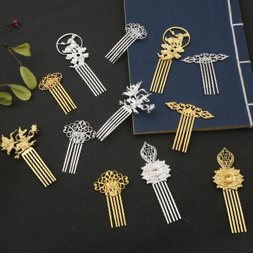 Металлическая повязка на голову, аксессуар для волос ручной работы, китайская шпилька, аксессуары