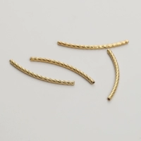 Изогнутая трубка, 14 карат, 30mm