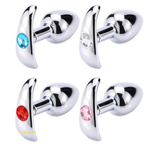 2 8 cm3 4 cm4 wearing wearable metal anal plug female male out long-term anal plug anal sex toys s
