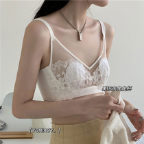 Cool and ultra-thin breathable lace spring and summer rabbit ears latex bra underwear bar is small and not running