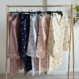 Летний лонгслив, комплект, пижама