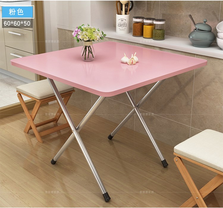 Bàn cờ nhỏ bàn ăn gỗ rắn bàn cờ vua nhà bàn gấp đôi hộ gia đình căn hộ nhỏ 4 người - Bàn bàn học có giá sách