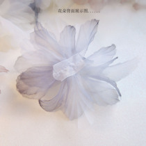 Two price organza gradient three-dimensional oversized flower sweater clothing accessories corsage skirt handmade diy Auxiliary