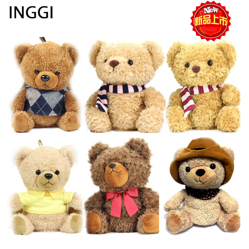 Spot South Korea INGGI teddy bear golf cartoon rod cover cute plush ball road wood iron wood rod cap sleeve