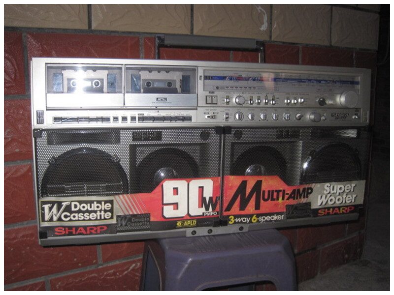 Second-hand Japanese tape recorder SHARP Sharp GF-777Z tape recorder dual card tape recorder Sharp 777