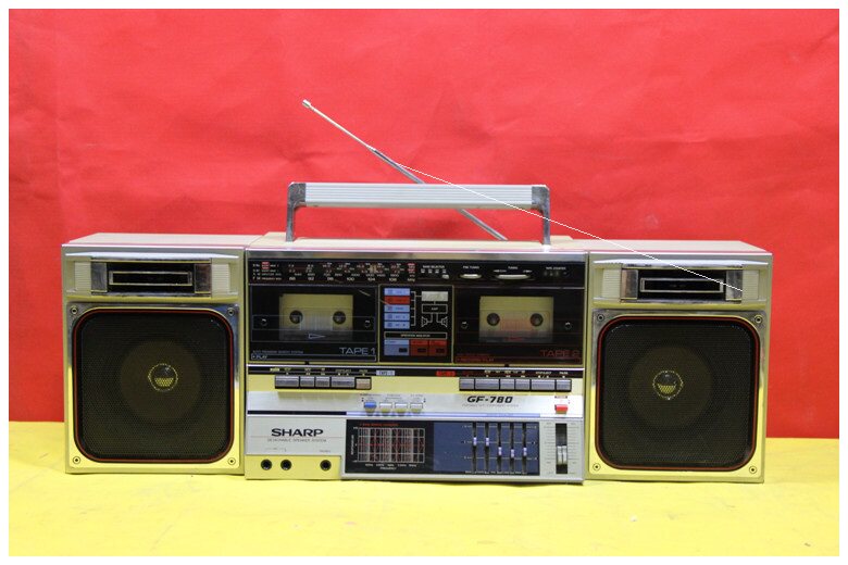 Second-hand Japanese original clothing imports Sharp sound Bao GF-780 Recorder Dual Card Recorder radio