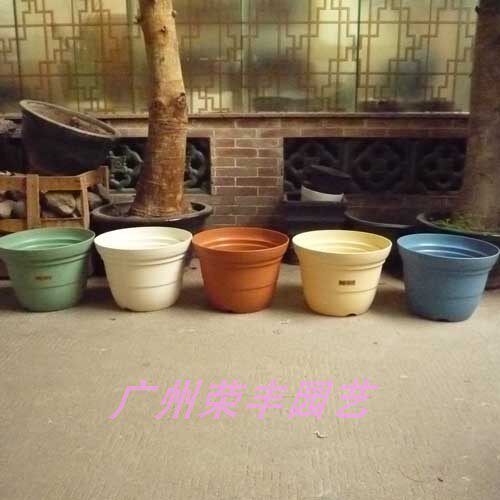 Clear Barn Handling-Taiwan Cuiyun Vegetarian Pottery Basin (European-style plastic flower pot) 12S-5 color optional