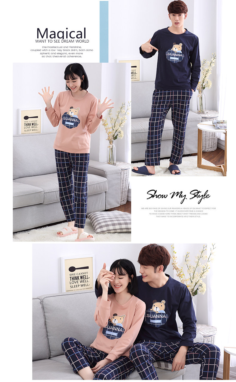 Pyjama mixte en Coton à manches longues - Ref 2988466 Image 95