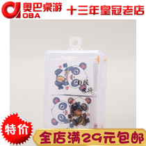 Solitaire mahjong playing cards Q version travel portable home mini paper mahjong 144 cards free 2 dice travel