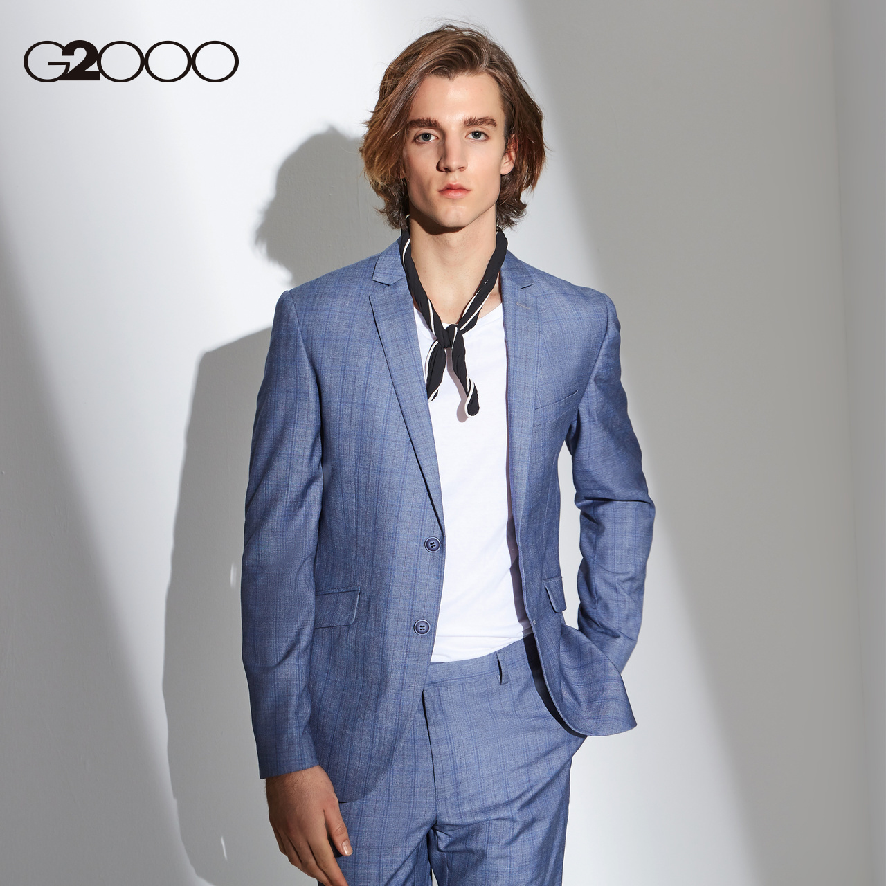 Mall G2000 nam với mùa xuân và mùa hè cổ điển sọc ca rô Business Suit nam Suit Jacket 83.110.237