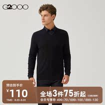  G2000 mens clothing mall with the same winter new V-neck long-sleeved sweater sweater male 88190001