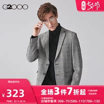 G2000 mens mall with the same youth wear classic plaid business suit mens blazer 98111512