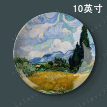 10 inch Van Gogh oil painting British Museum decoration plate hanging wall decoration plate wall plate painting ceramic plate