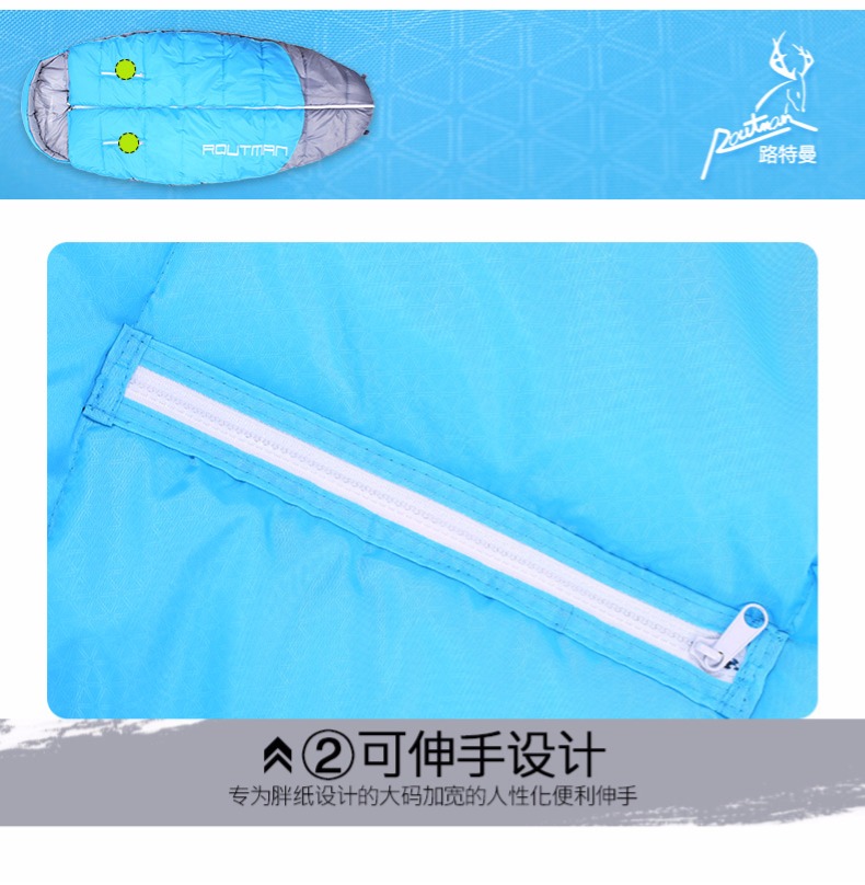 Lutman tiếp cận với túi ngủ người lớn trong nhà để tăng cường mở rộng nguồn cung cấp ngoài trời vào ban đêm khi làm nhiệm vụ túi ngủ đông