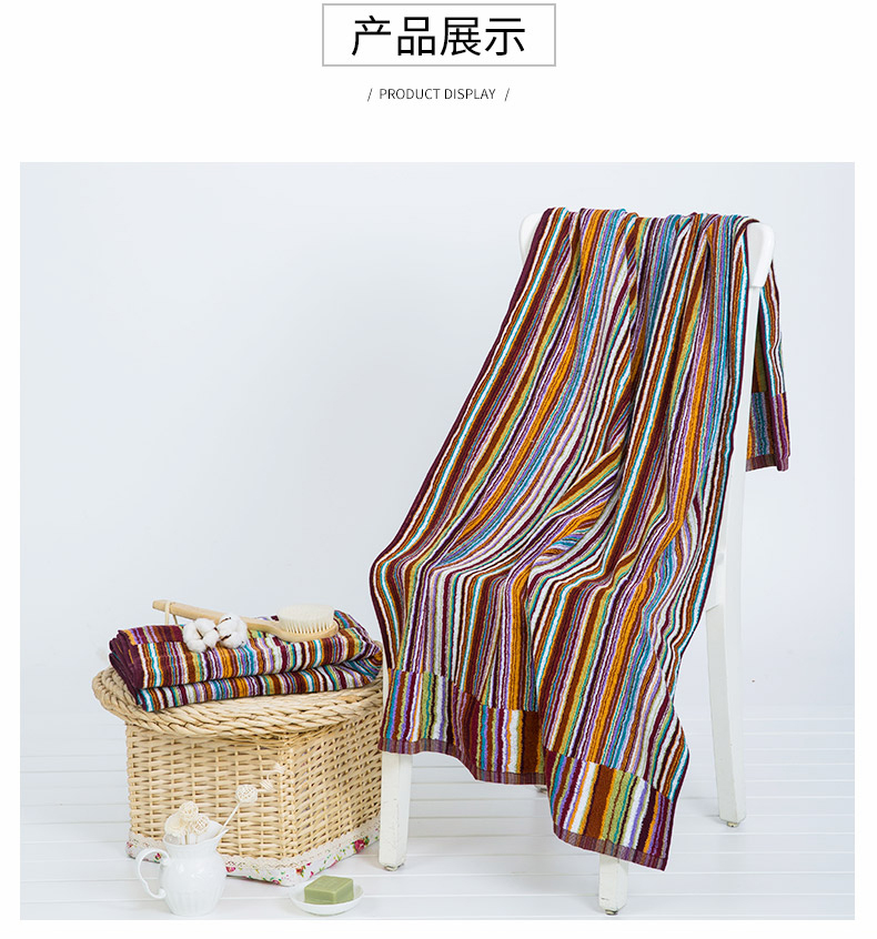 Khăn bông đầy màu sắc khăn vuông khăn bông dày thấm mềm khăn len - Khăn tắm / áo choàng tắm áo choàng tắm biển