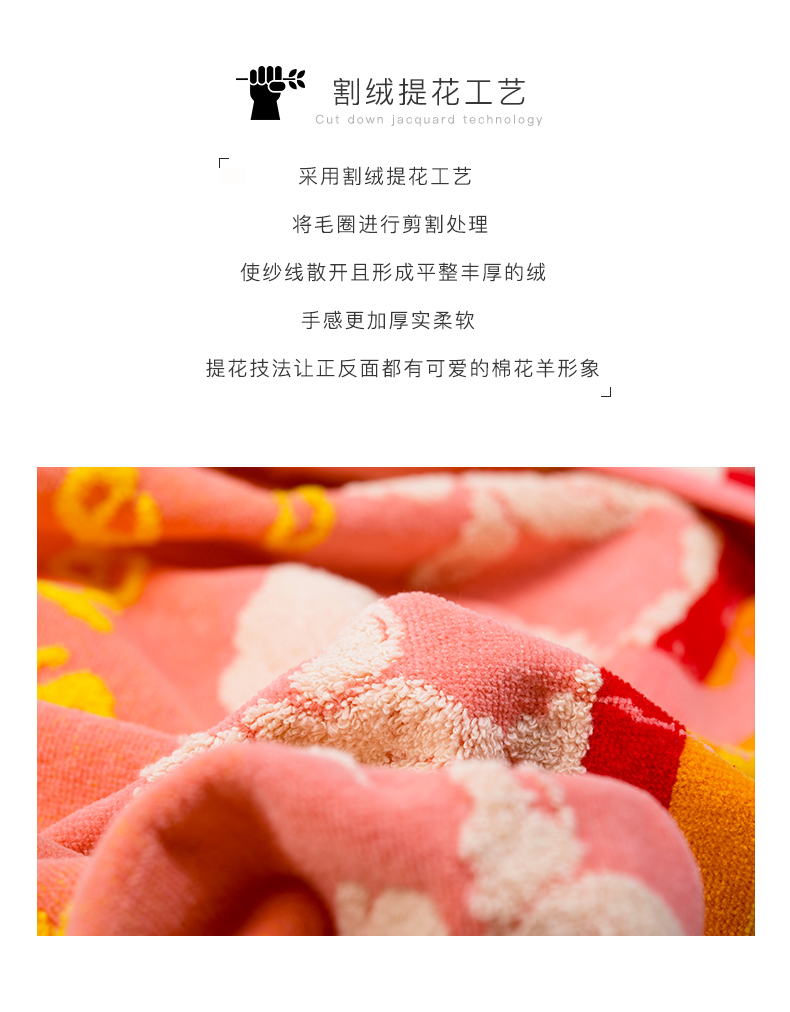 Bông bông gối bông phim hoạt hình cừu mềm thở mát mẻ dễ thương của trẻ em 100% sinh viên bông gối khăn - Khăn gối áo gối lụa