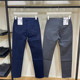 Authentic Baleno Men's Casual Pants, New Autumn and Winter Style, Pure Cotton, Solid Color, Business Casual, Slim Fit, Straight Leg Men's Casual Pants