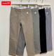 Genuine Baleno casual pants for men, new fashion, pure cotton, slim, simple, slightly elastic, black casual pants, men's trousers