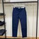 Authentic Baleno Men's Casual Pants, Pure Cotton, Slim Fit, Solid Color, Simple Design, All-Season Comfortable Casual Long Pants for Men