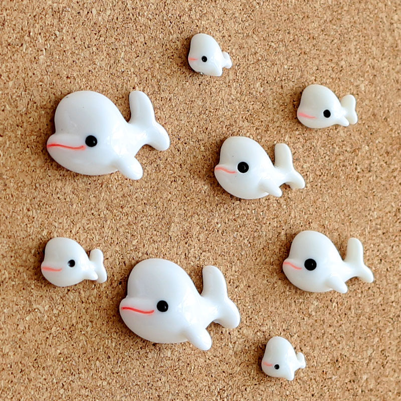 Cute little whale map nail press nail marine animal cork message KT board photo wall cartoon creative I-shaped nail